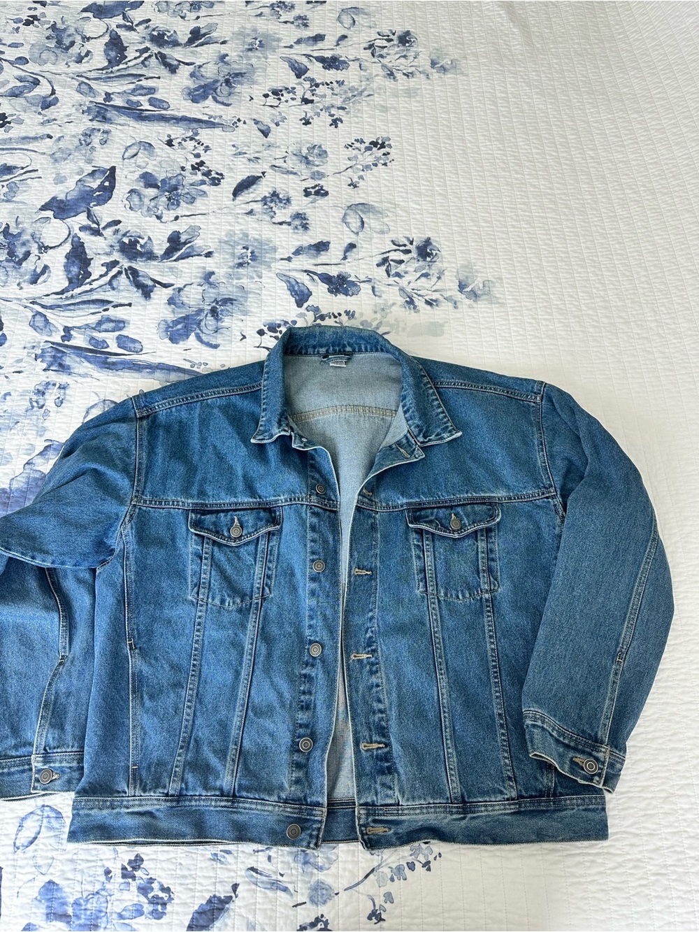 Vintage 90s Men’s Oversized Blue Trucker Denim Jacket Size XXL